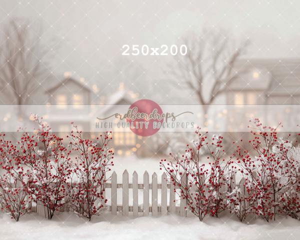 "Winterberry" – verschneiter Fotohintergrund ed-f-2618