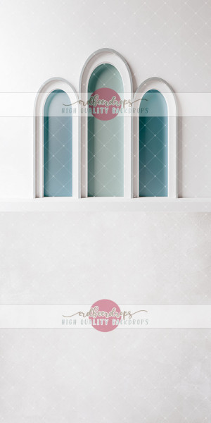 Backdrop Kombi ed-h-734 Small Arches Aqua