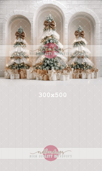 "Christmas in White" Kombi Backdrop Winter / Weihnachten ed-f-2519