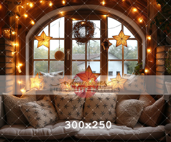 "Golden Nook - Close up" Backdrop Winter / Weihnachten ed-f-2529