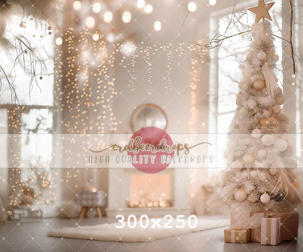 "Whispering Lights" Backdrop Winter / Weihnachten ed-f-2511