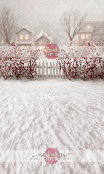 "Winterberry" – verschneiter Kombi - Fotohintergrund ed-f-2619