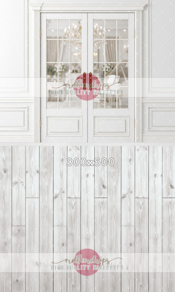 "Maison Blanche" Kombi-Fotohintergrund ed-h-807