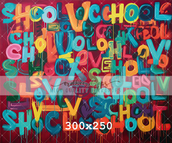 Backdrop ed-c-278 "School Vibes"