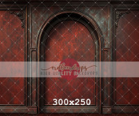 "Noël Rouge" Backdrop Winter / Weihnachten ed-f-2531 "Noël Rouge" Backdrop Winter / Weihnachten ed-f-2531