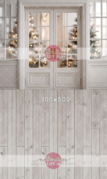 "Noel Maison" Eleganter Kombi-Weihnachts-Backdrop ed-f-2603