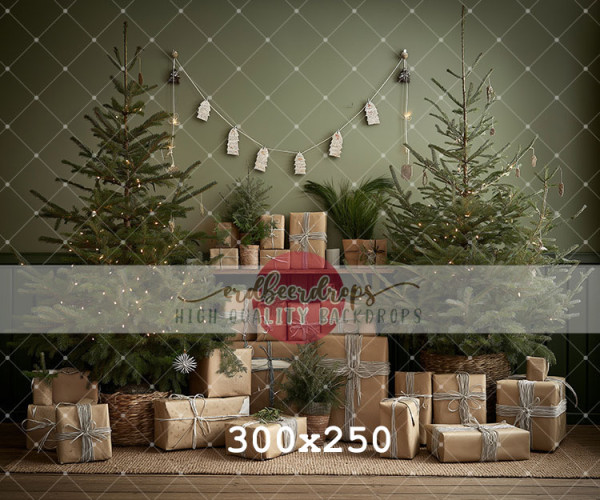 "Nordic Pine" Backdrop Winter / Weihnachten ed-f-2525