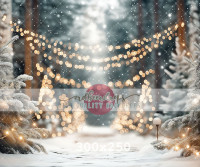 "Everlight Forest" Backdrop Winter / Weihnachten ed-f-2514 "Everlight Forest" Backdrop Winter / Weihnachten ed-f-2514