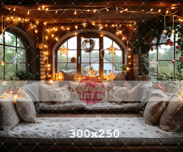 "Golden Nook" Backdrop Winter / Weihnachten ed-f-2502