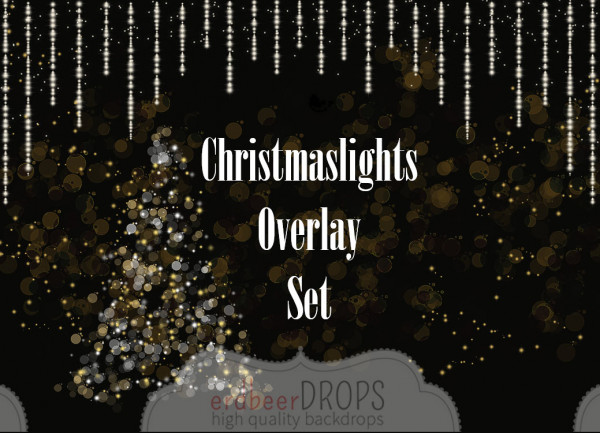 Christmas Lights Overlays für Photoshop